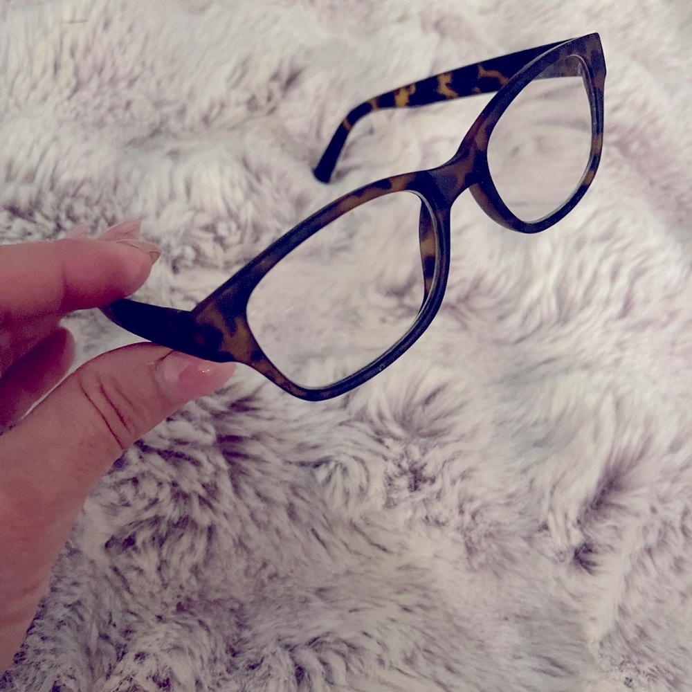 Dickies 402 Bold Tortoise Rectangular Glasses - image 1